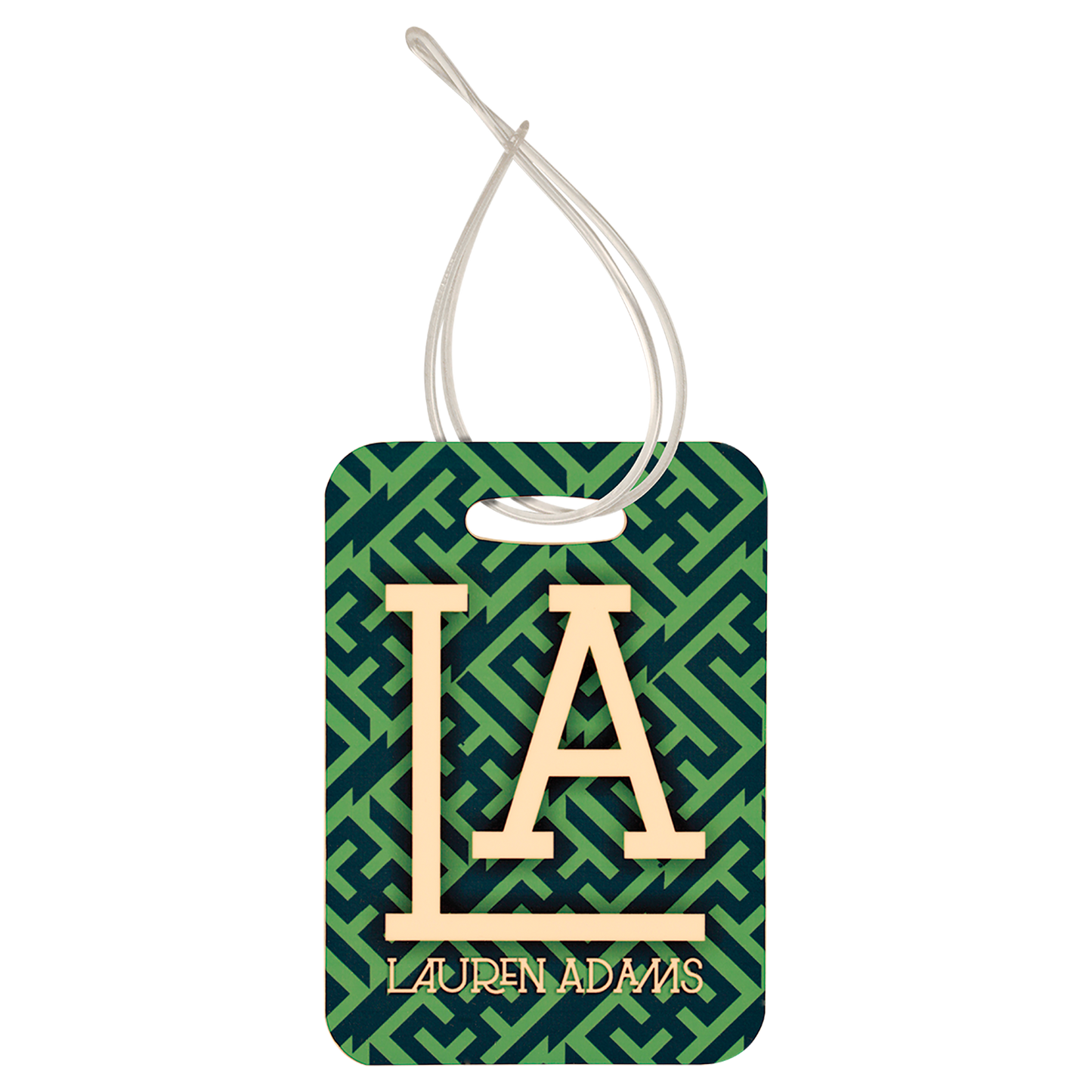 Thick Plastic Bag Tags  Double-Sided Personalized