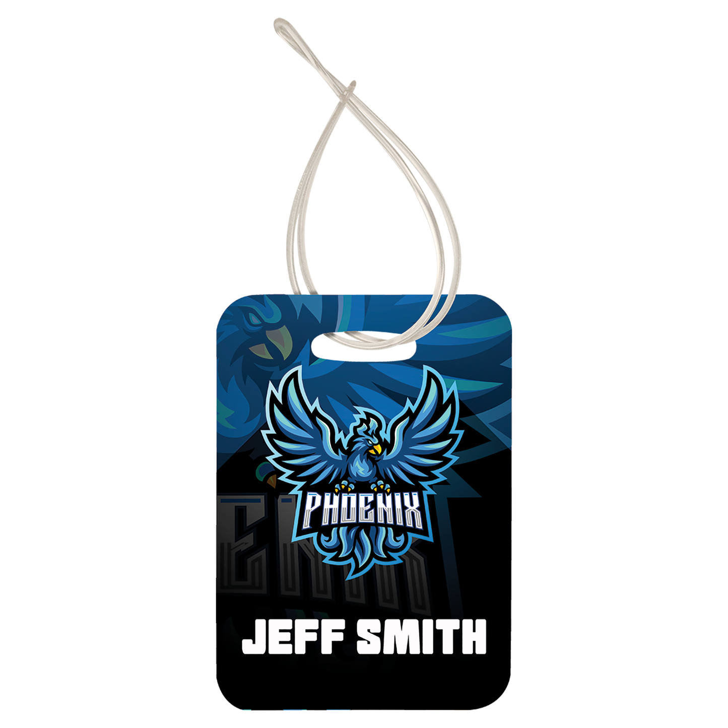 Thick Plastic Bag Tags  Double-Sided Personalized