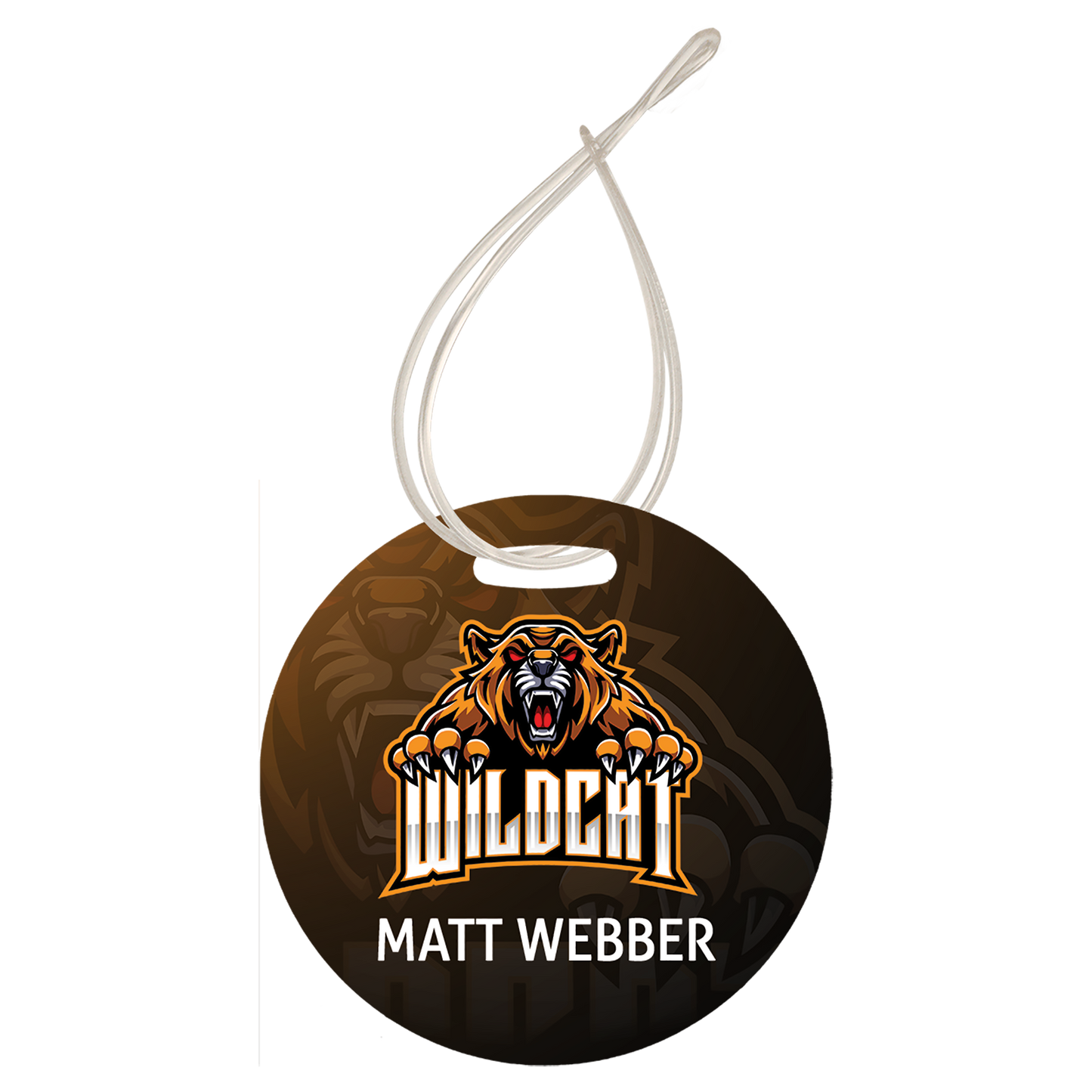 Thick Plastic Bag Tags  Double-Sided Personalized