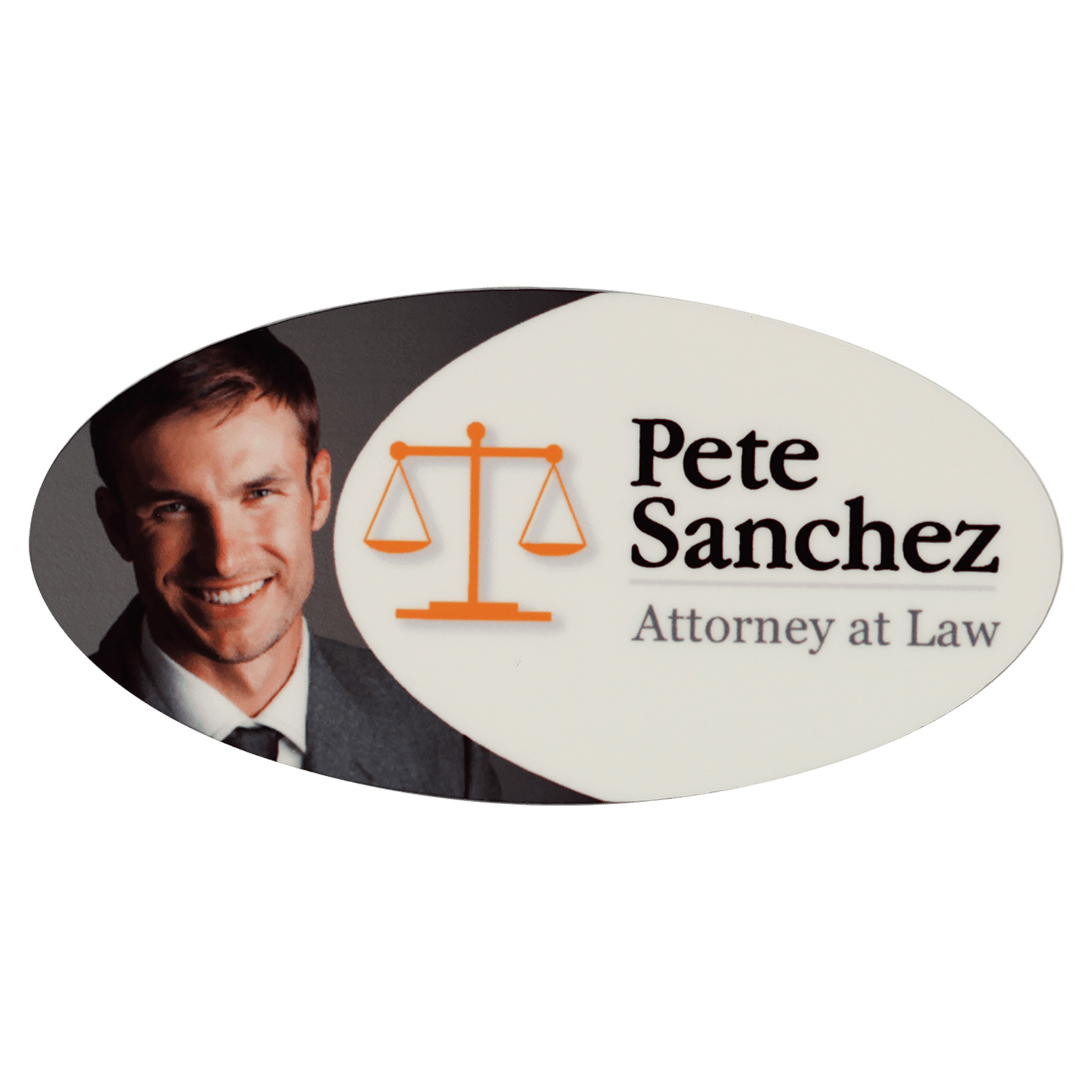 Name Badges with Magnet Backing