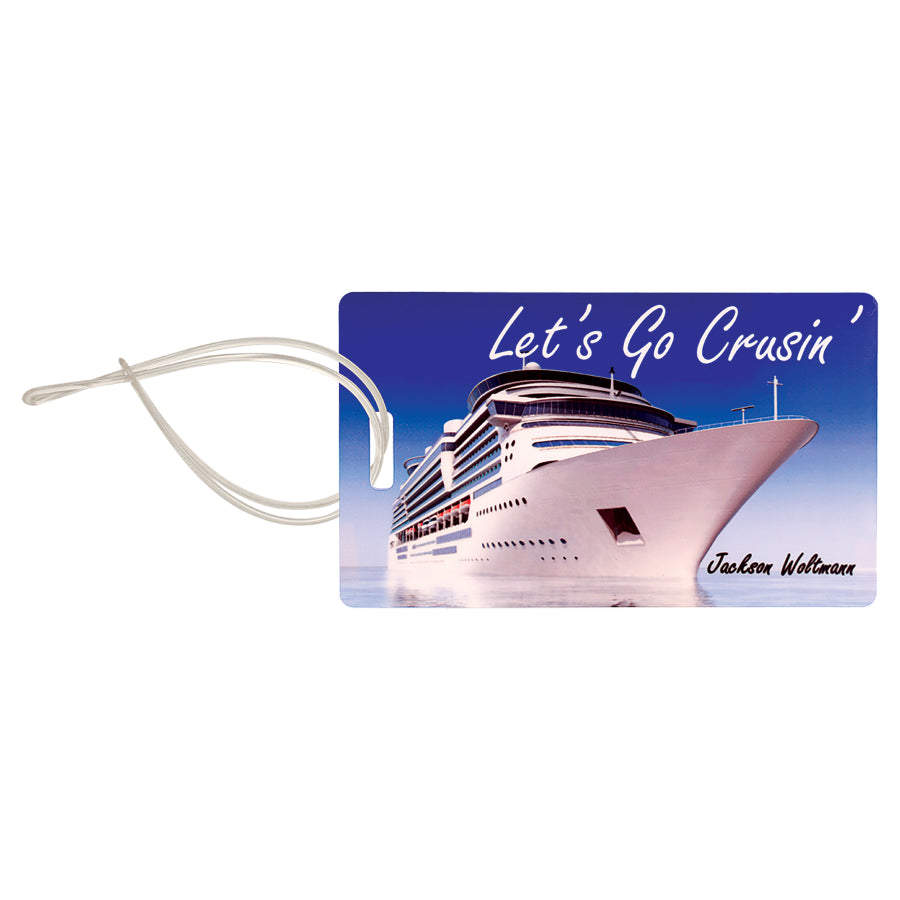 Thick Plastic Bag Tags  Double-Sided Personalized