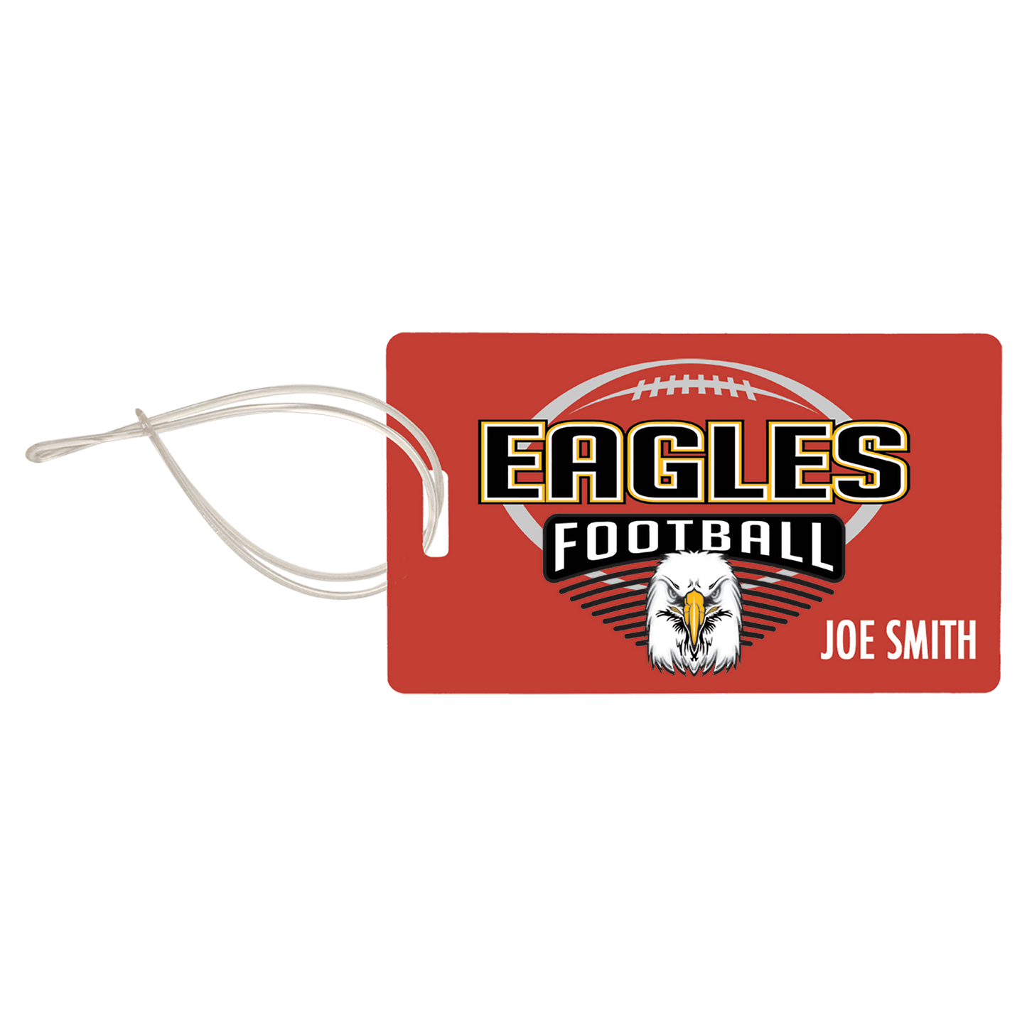 Thick Plastic Bag Tags  Double-Sided Personalized