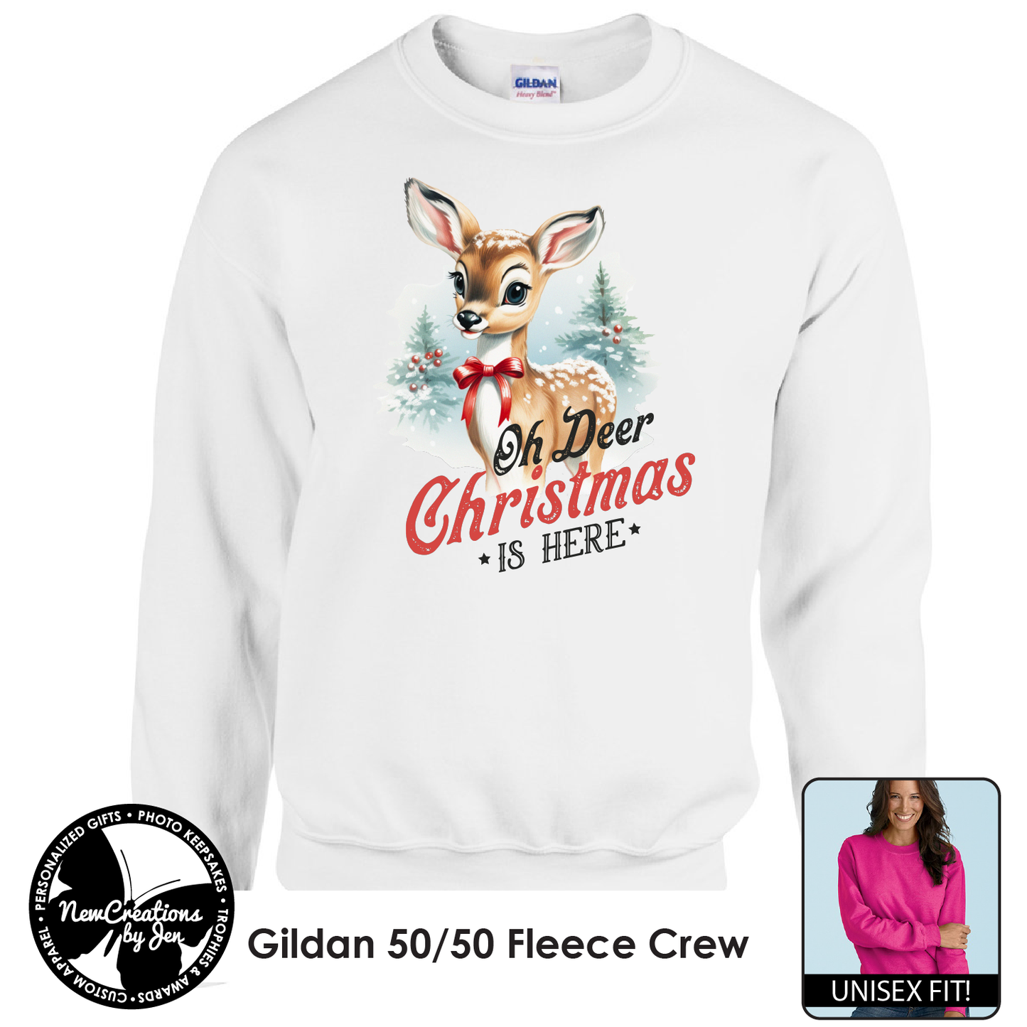 Navidad vintage Oh Deer