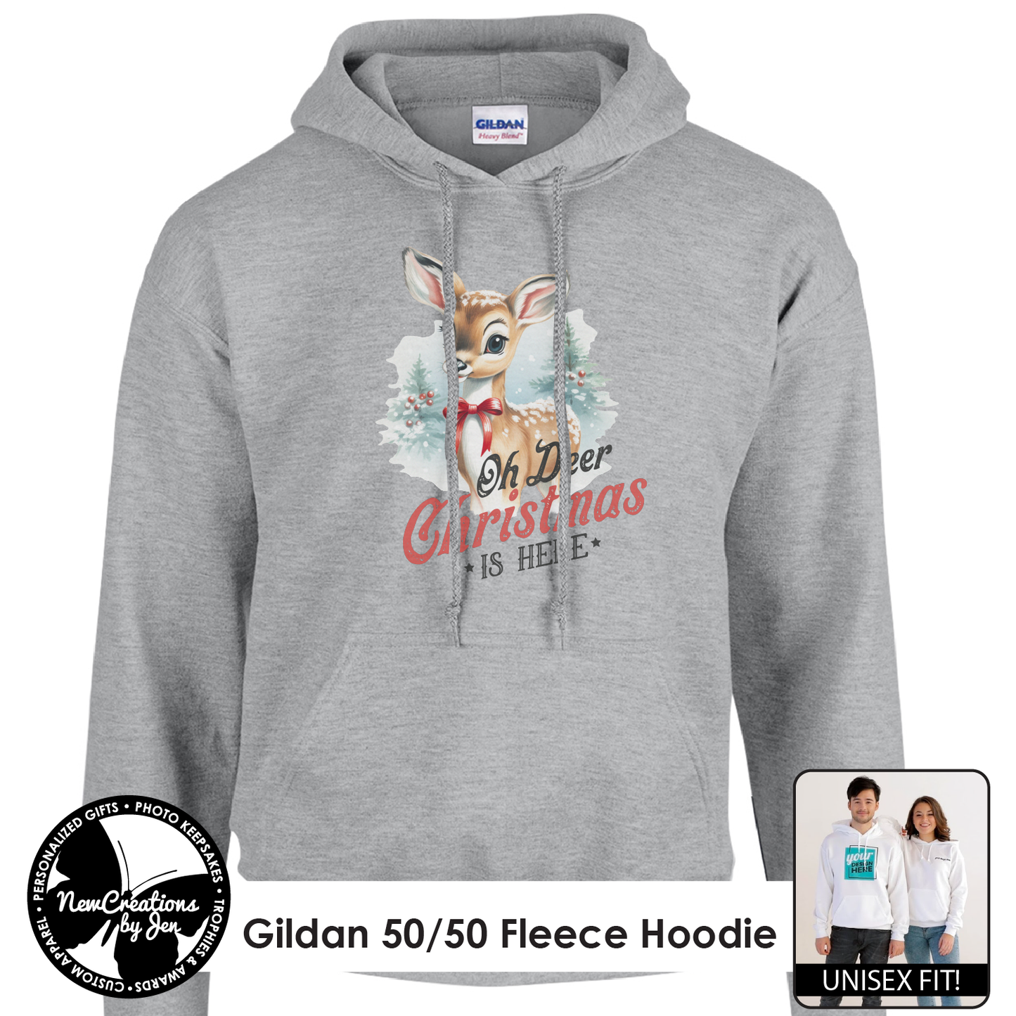 Navidad vintage Oh Deer