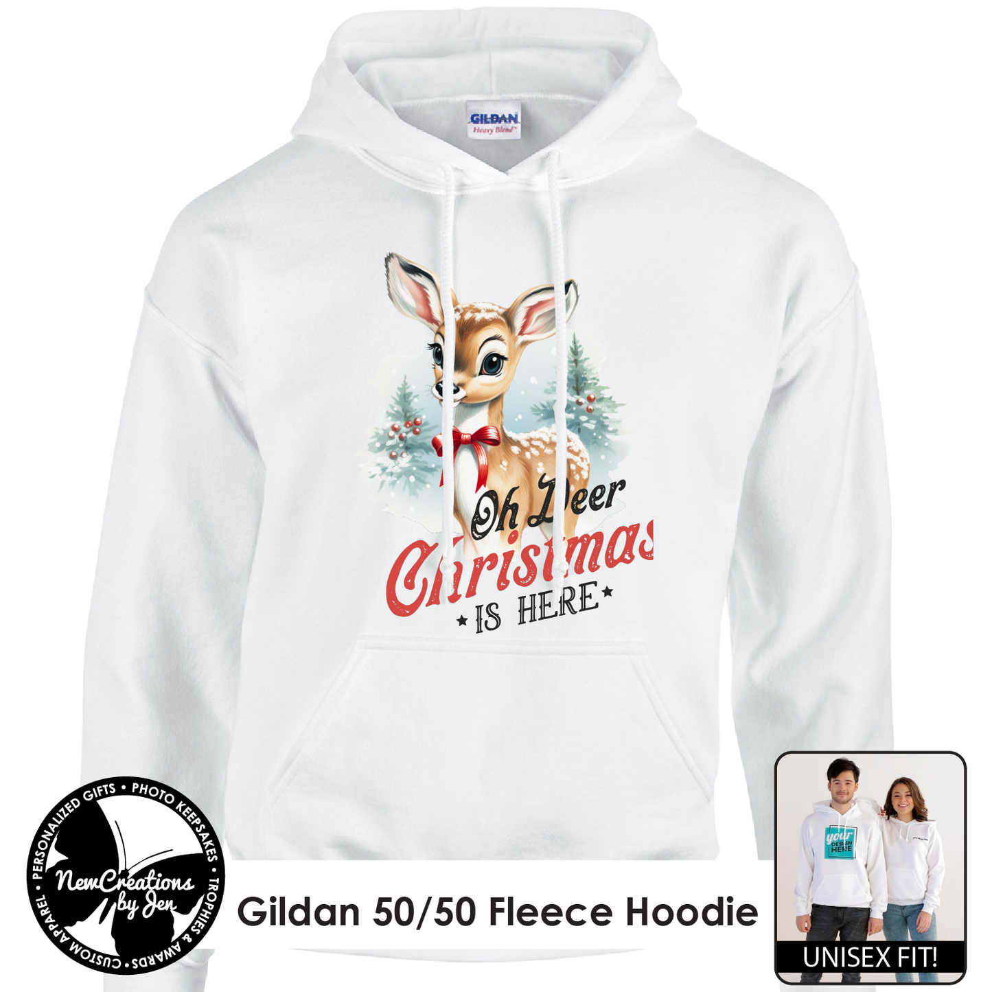 Navidad vintage Oh Deer