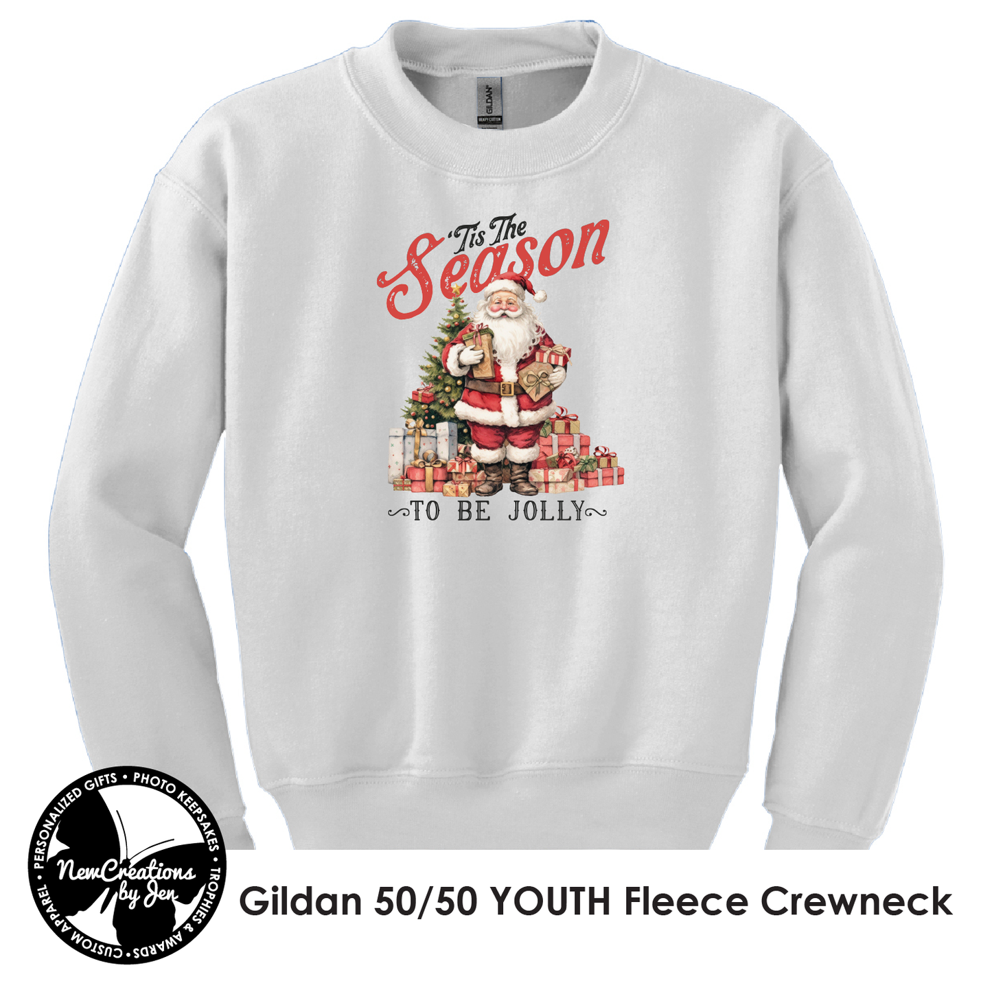 Vintage Christmas Tis the Season Santa