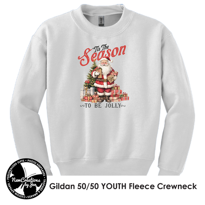 Vintage Christmas Tis the Season Santa