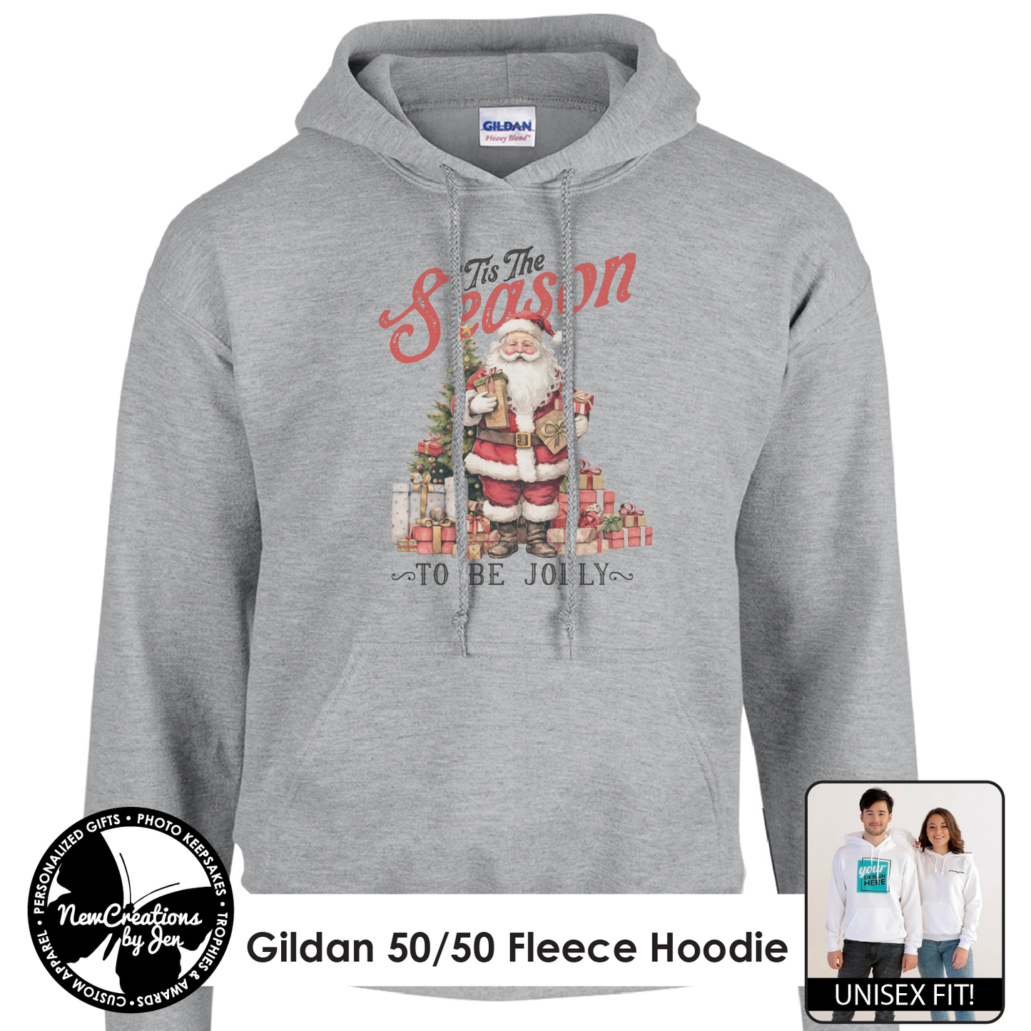 Vintage Christmas Tis the Season Santa