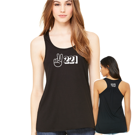 WB221 Ladies' Flowy Racerback Tank B8800