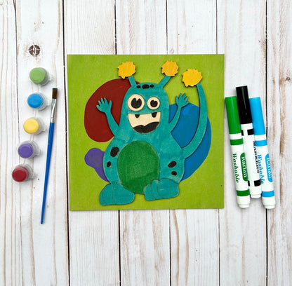 MONSTER - New Creations By Kid's Ready to Paint Kit