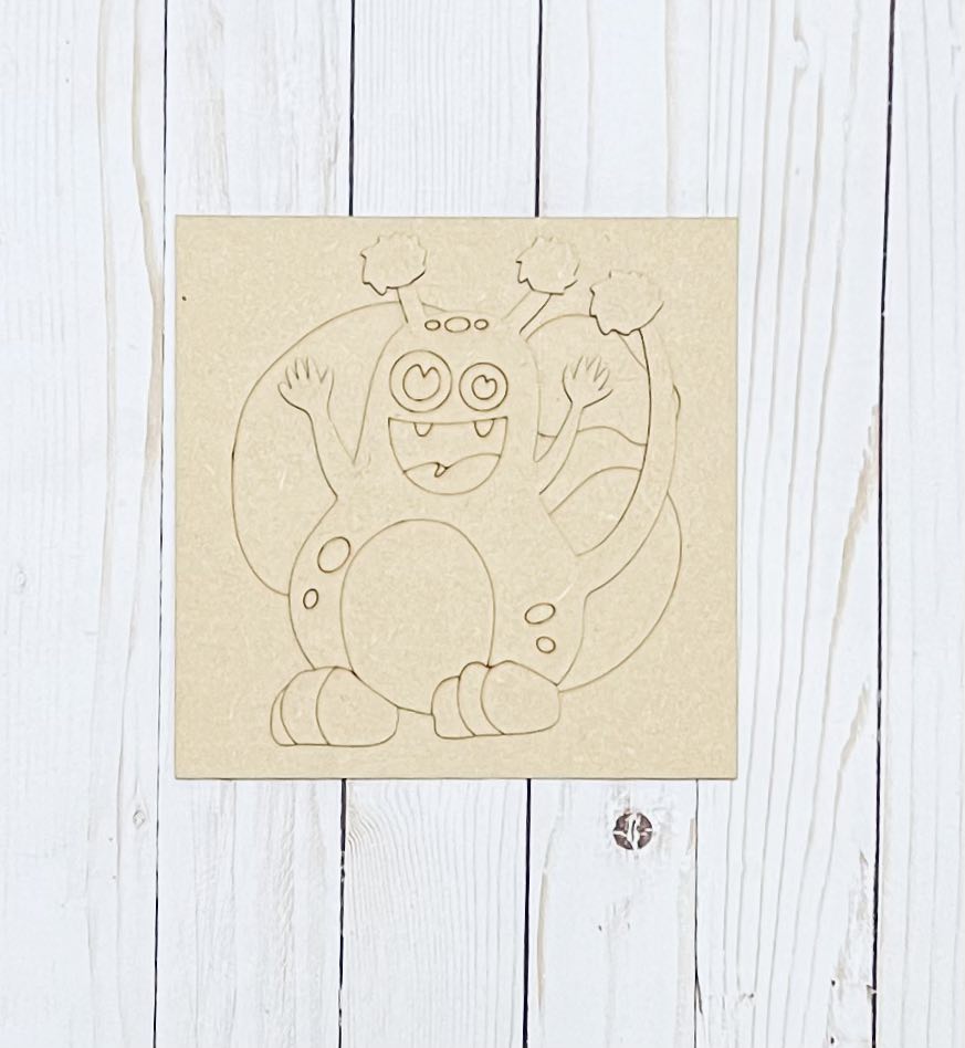 MONSTRUO - Kit de pintura para niños de New Creations