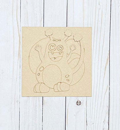 MONSTRUO - Kit de pintura para niños de New Creations