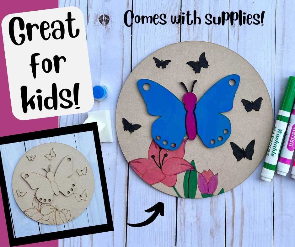MARIPOSA - Kit de pintura para niños de New Creations
