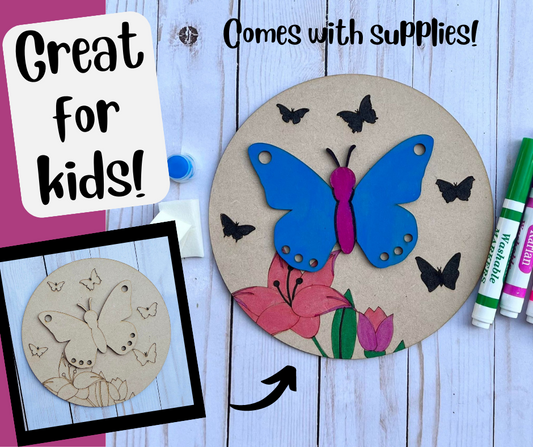 MARIPOSA - Kit de pintura para niños de New Creations