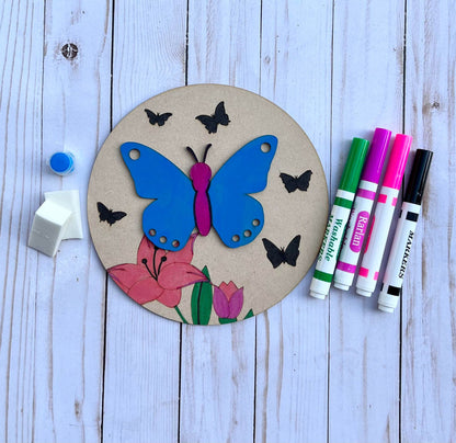 BUTTERFLY - New Creations By Kid's Ready to Paint Kit