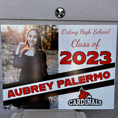 2024 Senior Photo Yard Sign - 24 x 18 Full Color