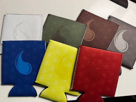 Koozies inspirados en la Rueda del Tiempo