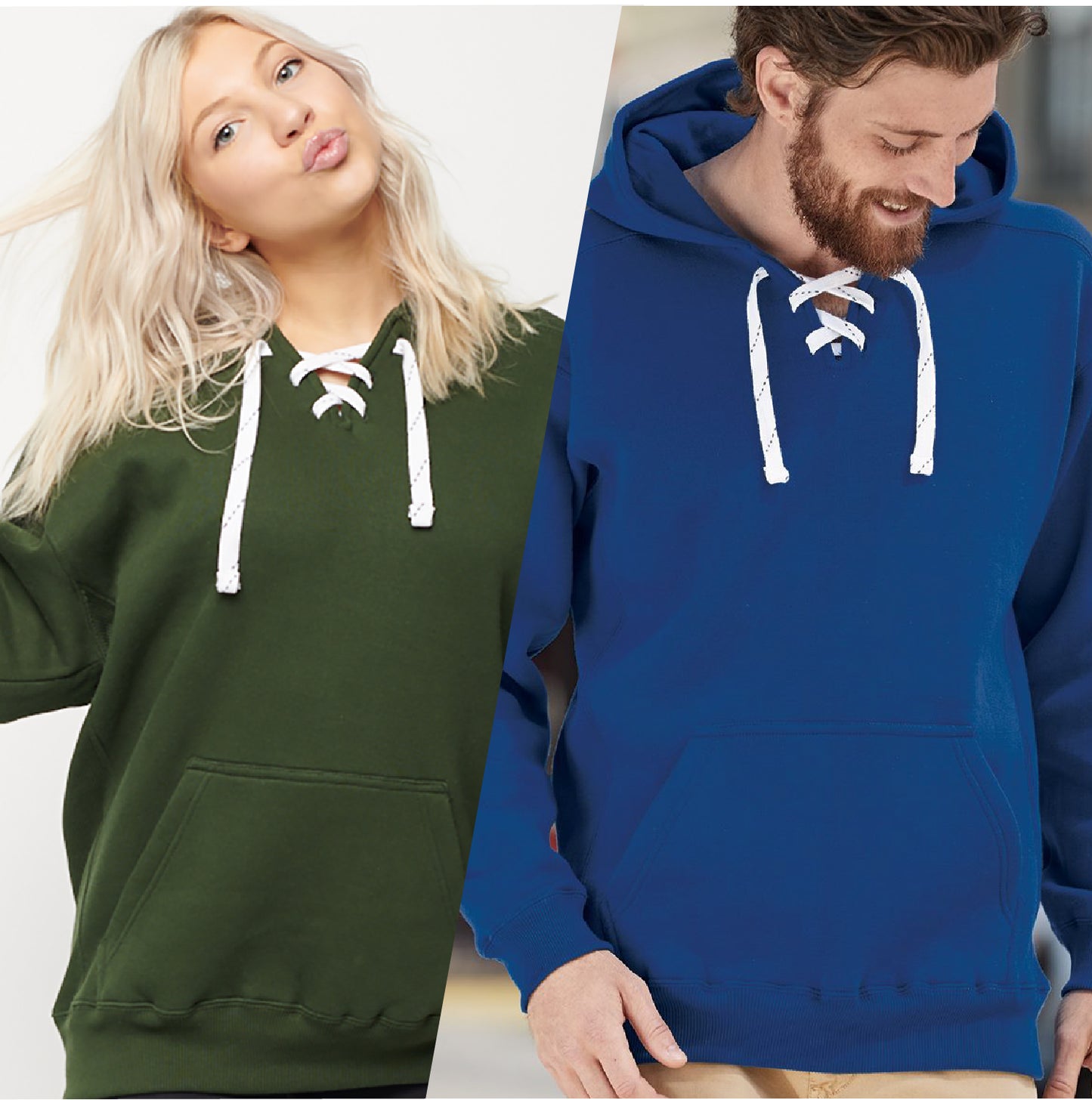 Sudadera deportiva premium con capucha y encaje Meals in Motion - JA8830