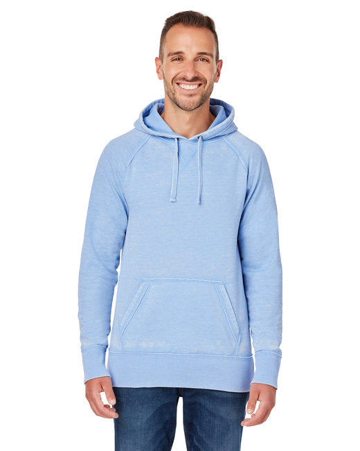 Sudadera unisex vintage de forro polar Zen con capucha JA8915