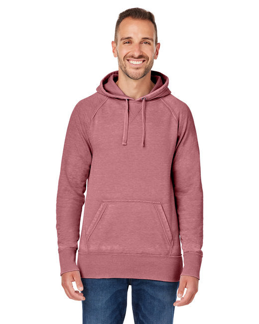 Sudadera unisex vintage de forro polar Zen con capucha JA8915