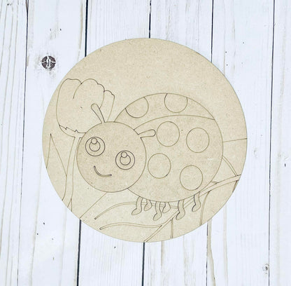 LADYBUG - New Creations By Kid's Ready to Paint Kit