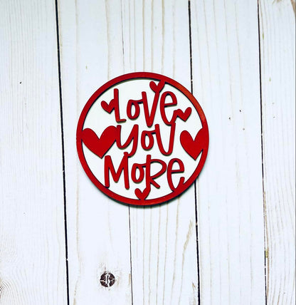 Round Shiplap Sign with Stand