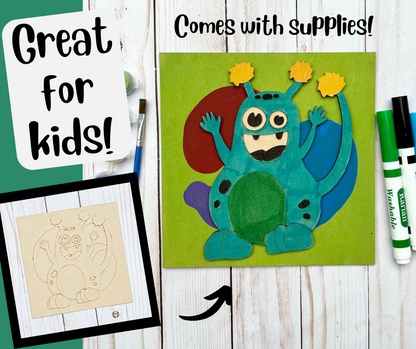 MONSTRUO - Kit de pintura para niños de New Creations