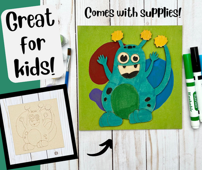 MONSTER - New Creations By Kid's Ready to Paint Kit