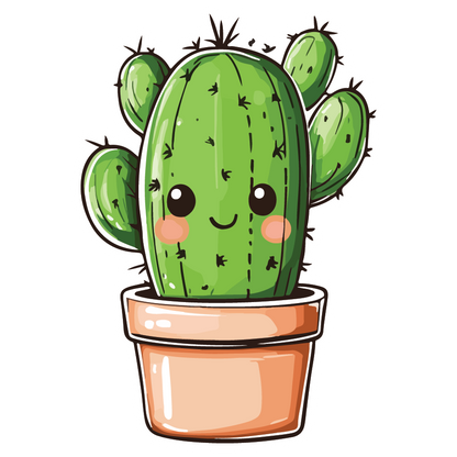Plant Lovers Sticker - Tall Cactus