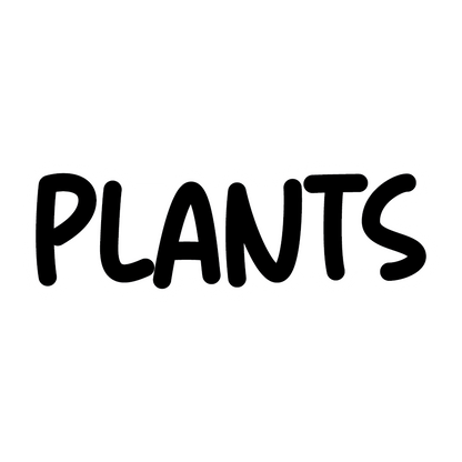 Pegatina "Amantes de las plantas" - Plantas