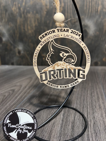 Orting High School Senior Year 2025 Ornament