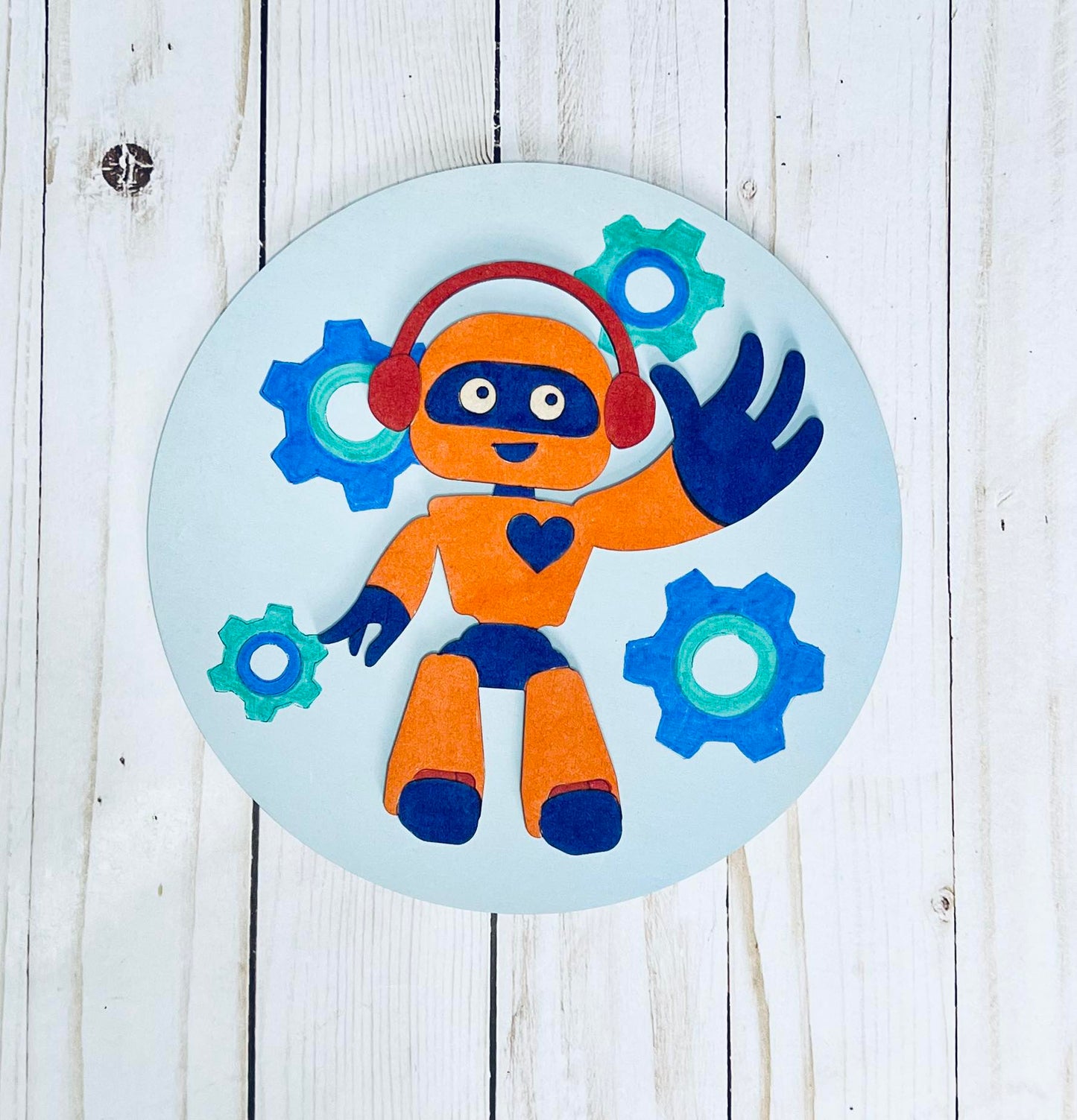 ROBOT - New Creations By Kid's Ready to Paint Kit