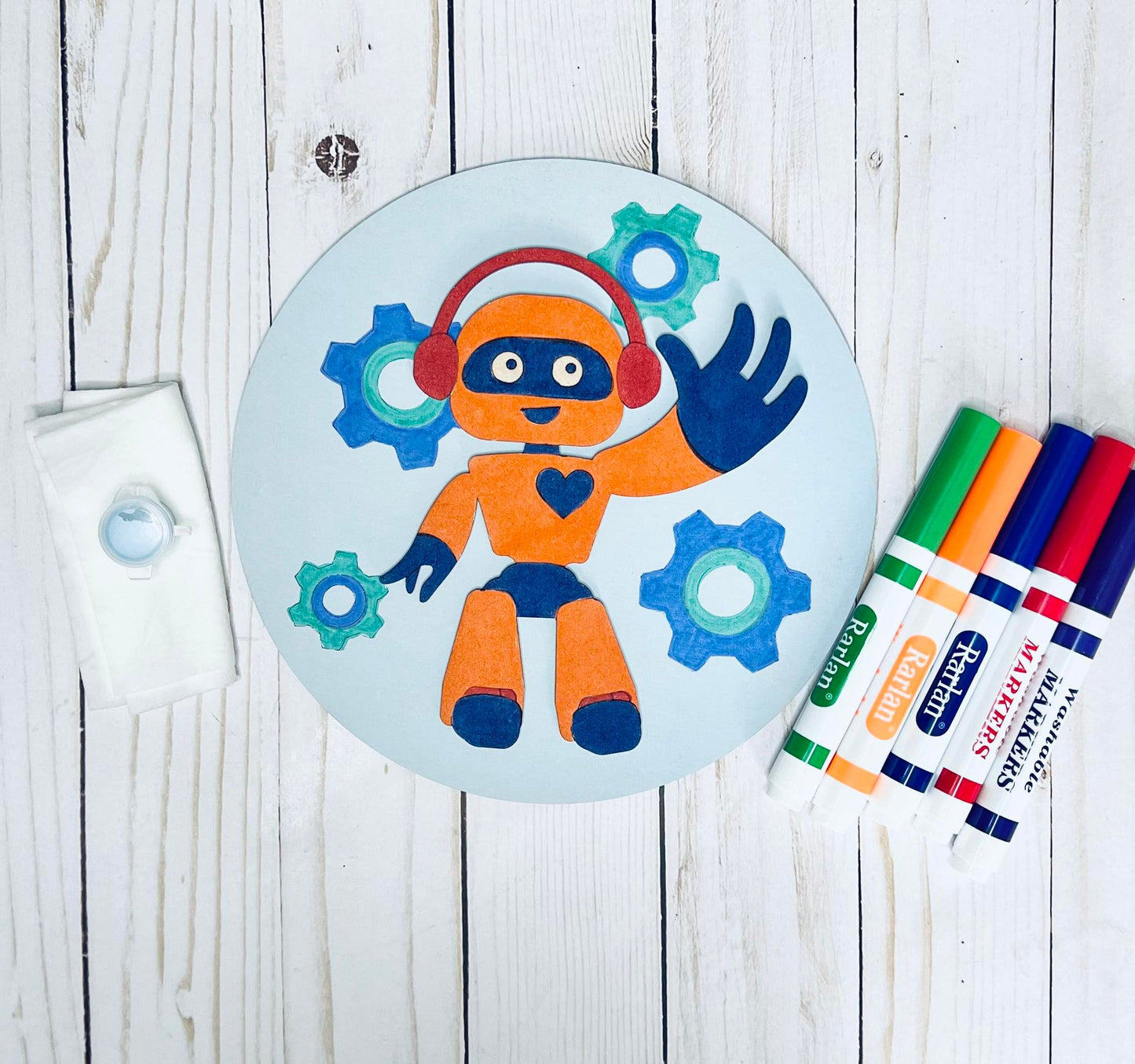 ROBOT - New Creations By Kid's Ready to Paint Kit