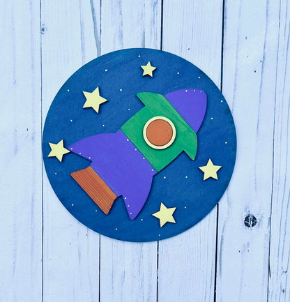 ROCKET - New Creations By Kid's Ready to Paint Kit