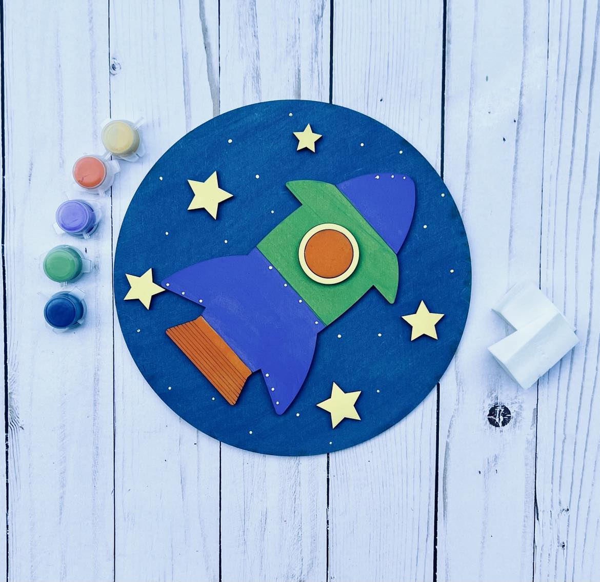 ROCKET - New Creations By Kid's Ready to Paint Kit