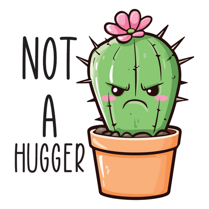 No soy un abrazador - Cactus gruñón