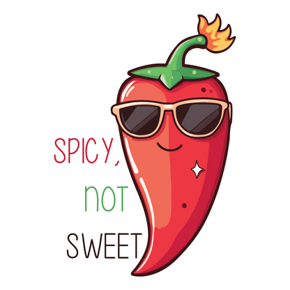 Pegatina de chile picante (no dulce)
