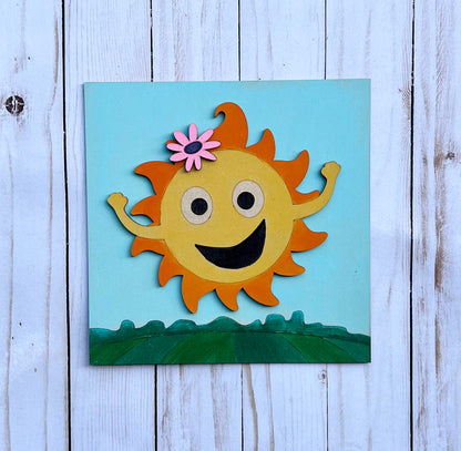 SUN - New Creations By Kid's Ready to Paint Kit