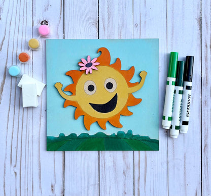 SUN - New Creations By Kid's Ready to Paint Kit