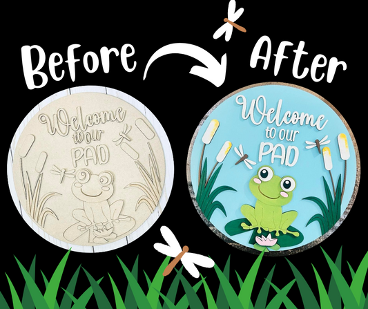 Bienvenido a nuestro Pad Round Layers Sign