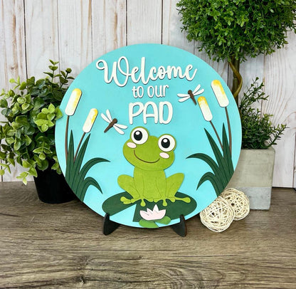 Welcome to our Pad Round Layers Sign Kit - Ready to Paint