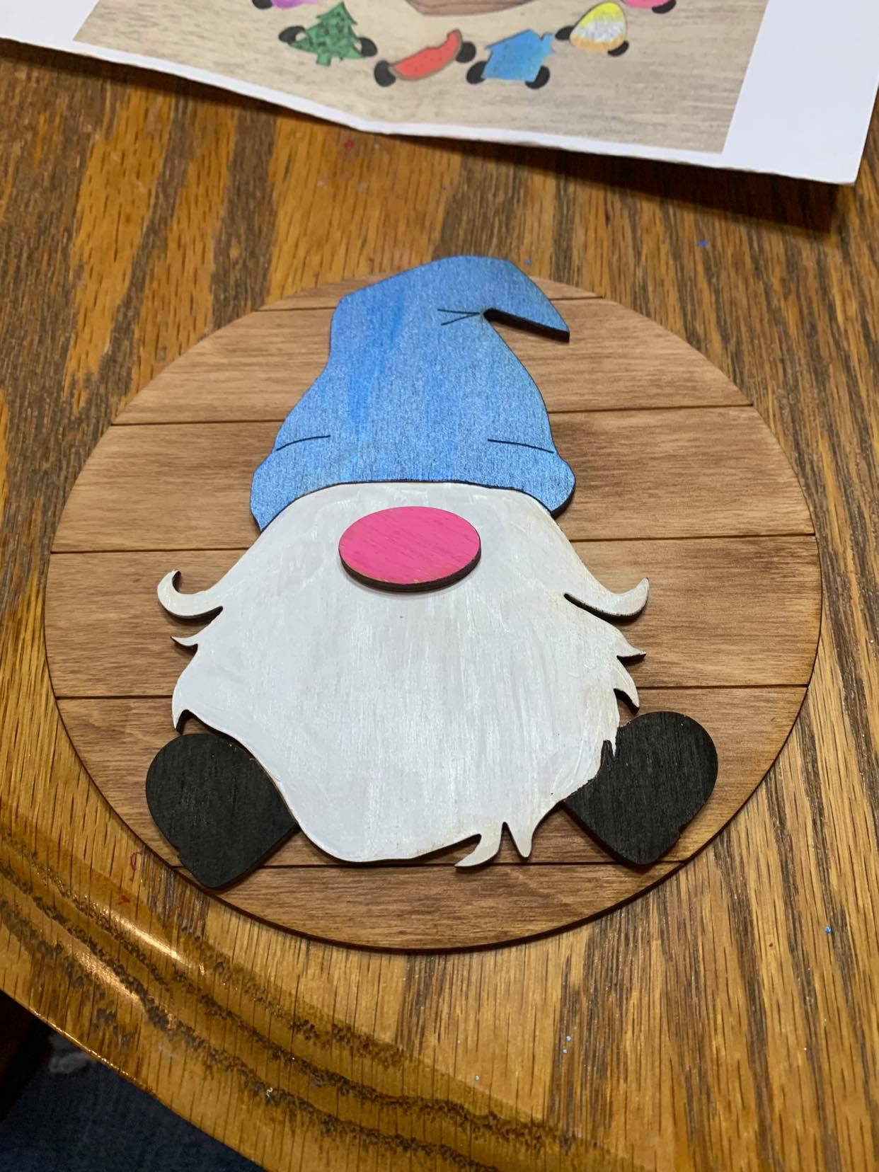 Interchangeable Gnome with Shiplap Round Kit