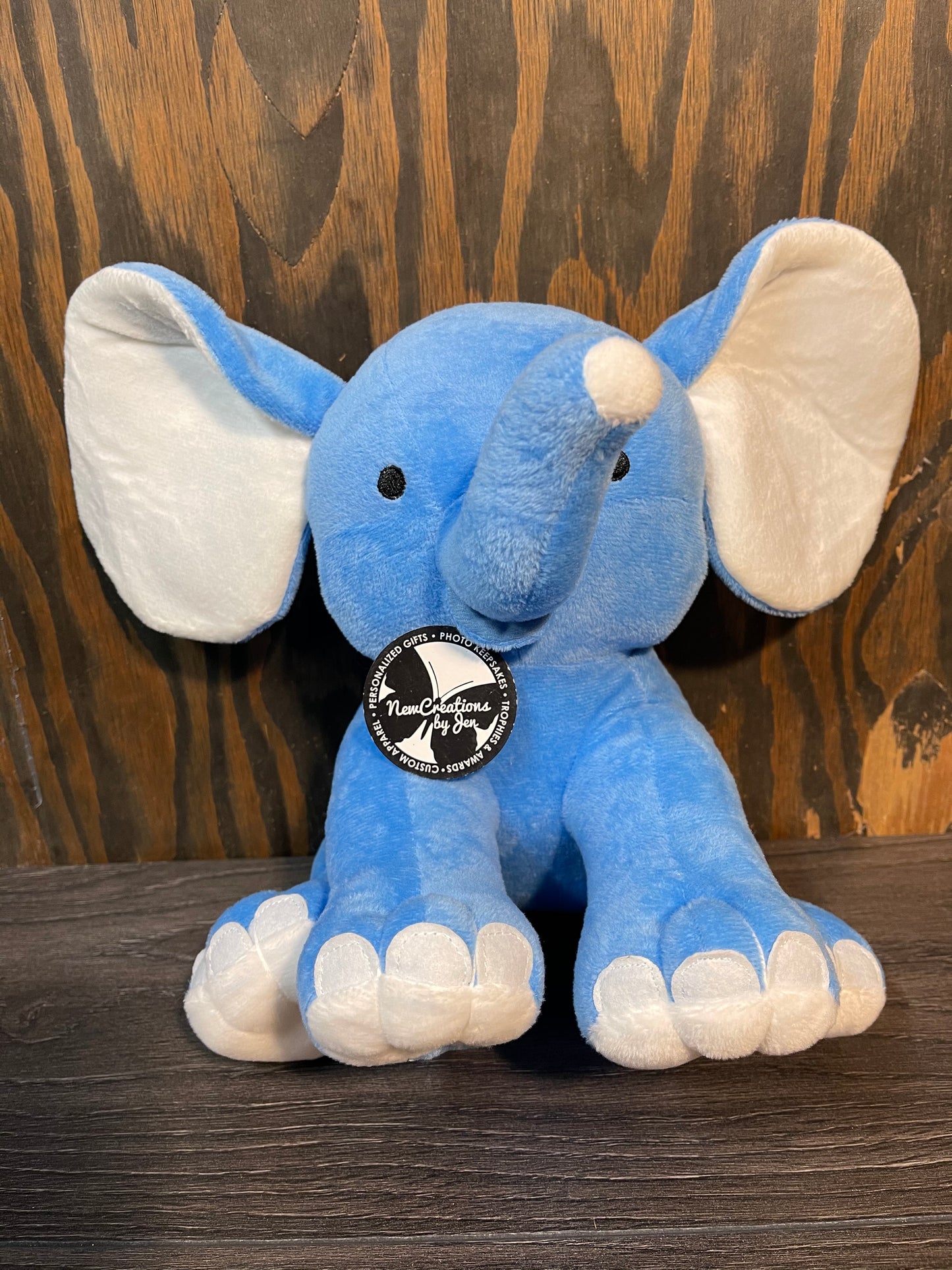 Plush Personalized Baby Elephant