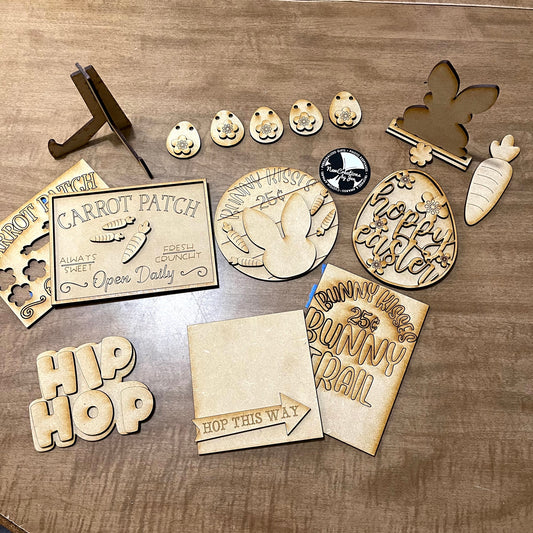 Hip Hop Bunny Trail Tiered Tray Kit