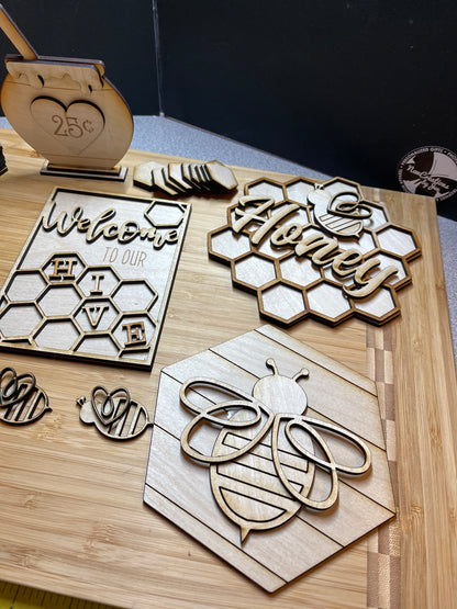 Welcome to our Bee Hive Tiered Tray Kit