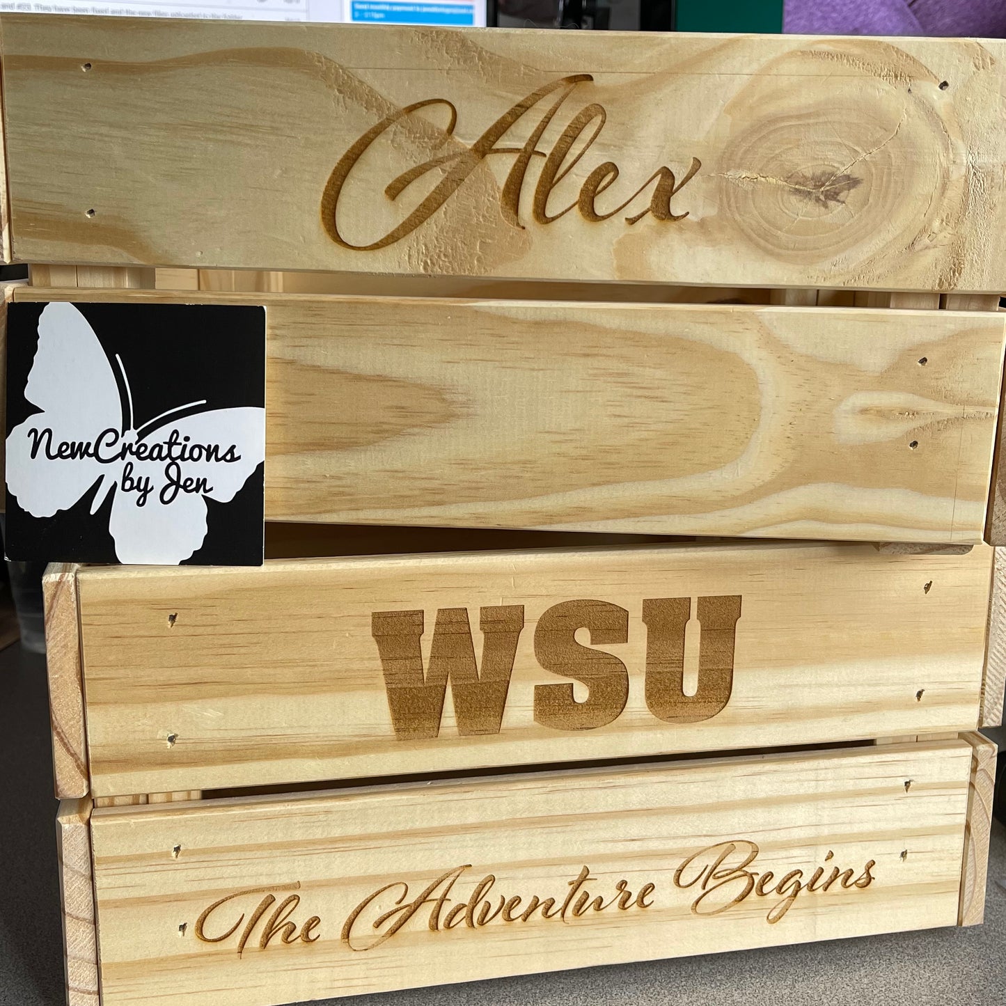 Personalized Gift Crate - Great for Seniors