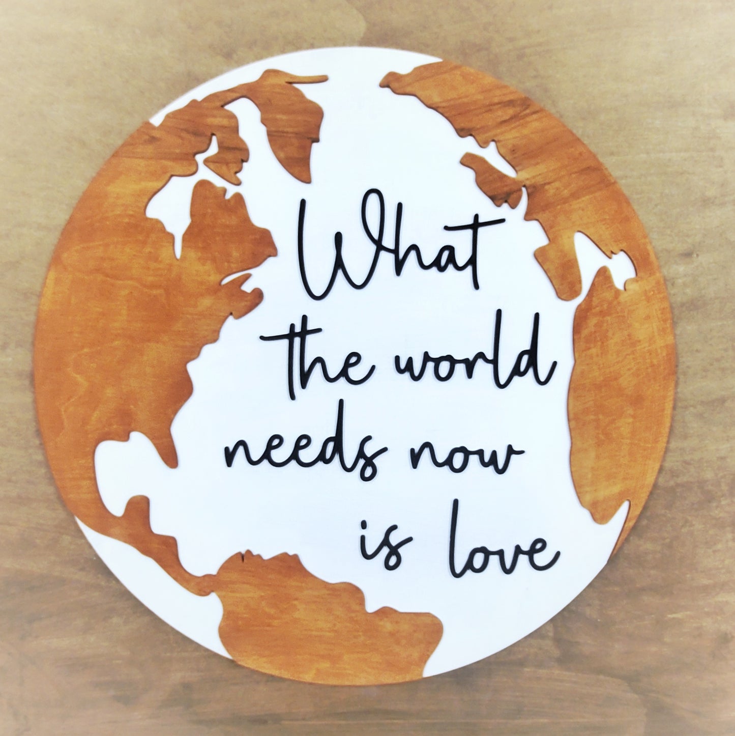 What the World Needs Now is Love Door Hanger Kit - Round - Various Sizes