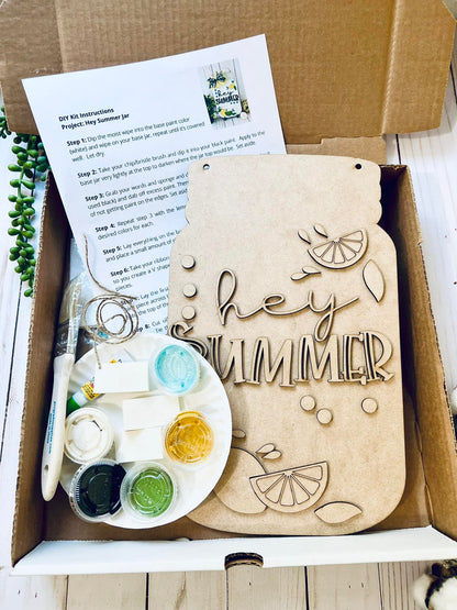 Hey Summer DIY Paint Kit - Party in a box!