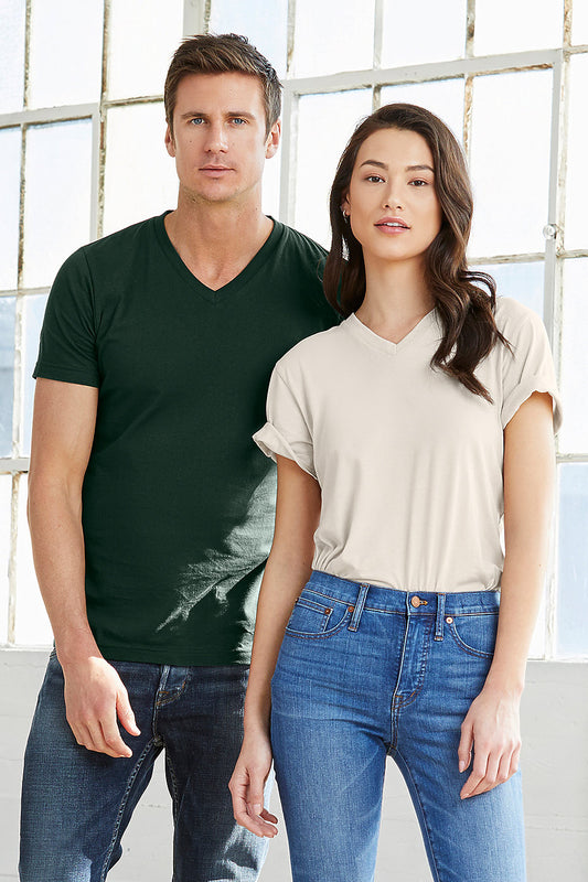 Camiseta unisex premium con cuello en V 3005
