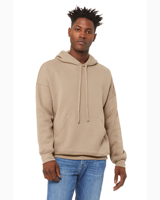Sudadera unisex con capucha de forro polar y hombros caídos - 3729